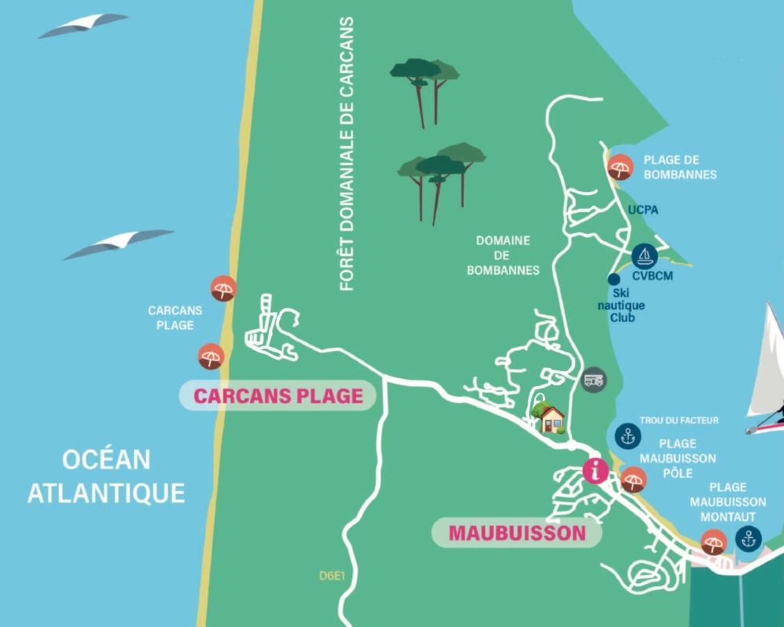 Apt Les Grands Pins, Entre Foret, Lac Et Ocean Carcans Zewnętrze zdjęcie